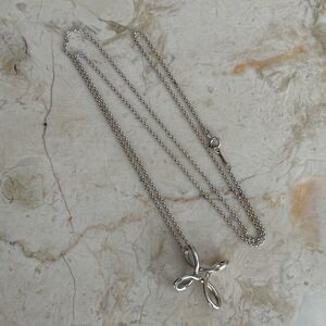 Tiffany & Co. Elsa Peretti Large Infinity Cross 16” Chain (11725)
